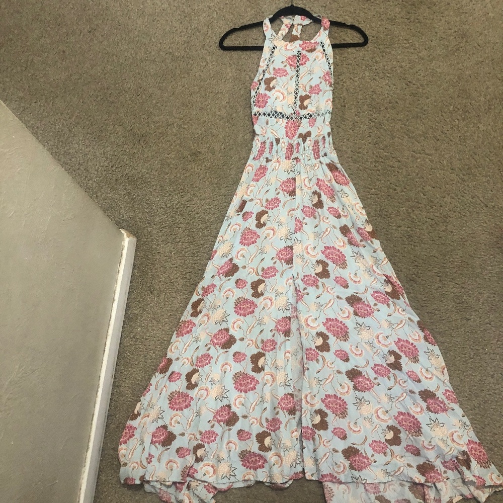 Jaase brand maxi dress, likely in a bohemian floral print such as the 'Alohi' pr - Picture 4 of 11